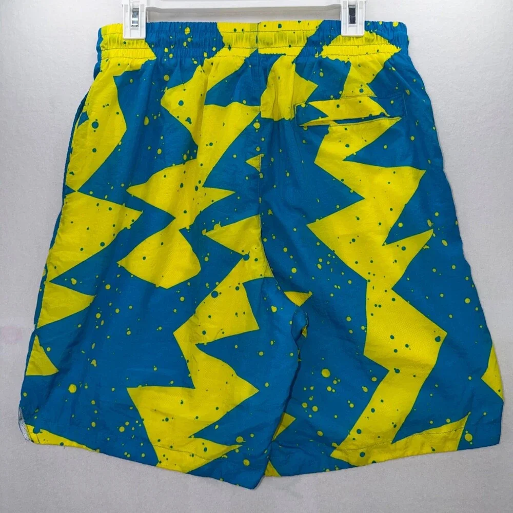 Jordan Jumpman Poolside Swim trunk Shorts Mens Large Blue Yellow 9